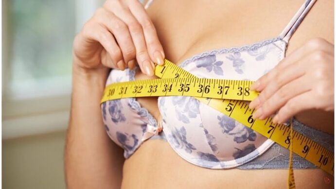 breast measurement before fat gain